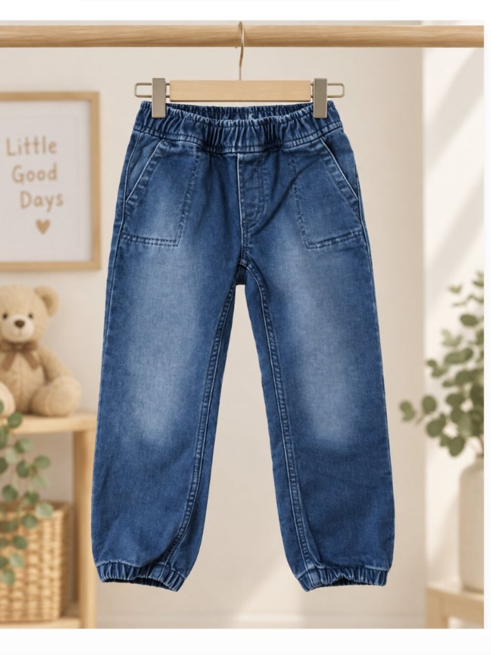 Gap Toddler Everyday Denim Joggers (Washwell™) - Size 5 (Unisex)